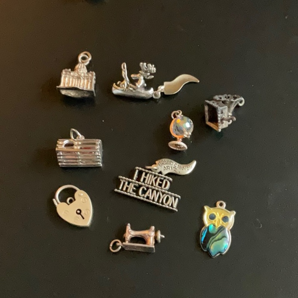 9 charms for charm bracelets